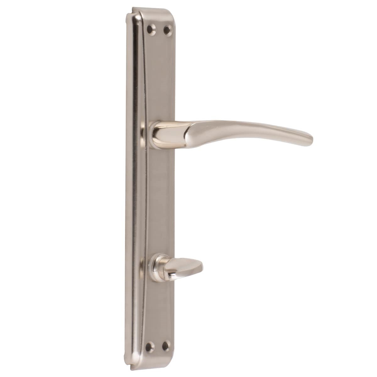 Bravo Aynalı Kapı Kolu Nikel|Saten