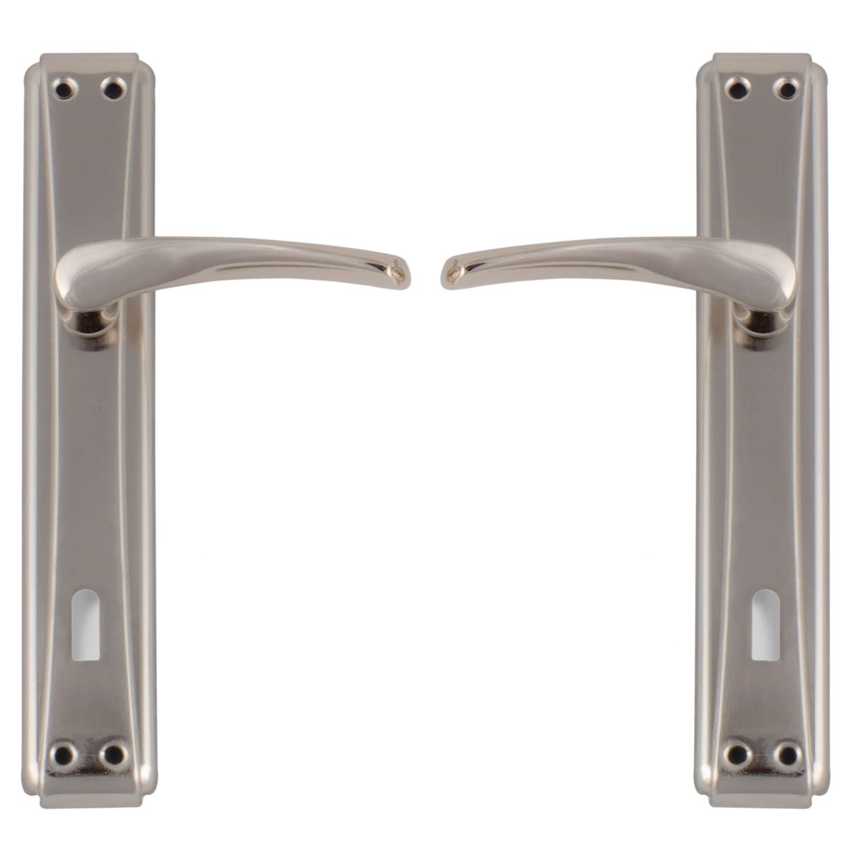 BRAVO AYNALI KAPI KOLU NİKEL|SATEN