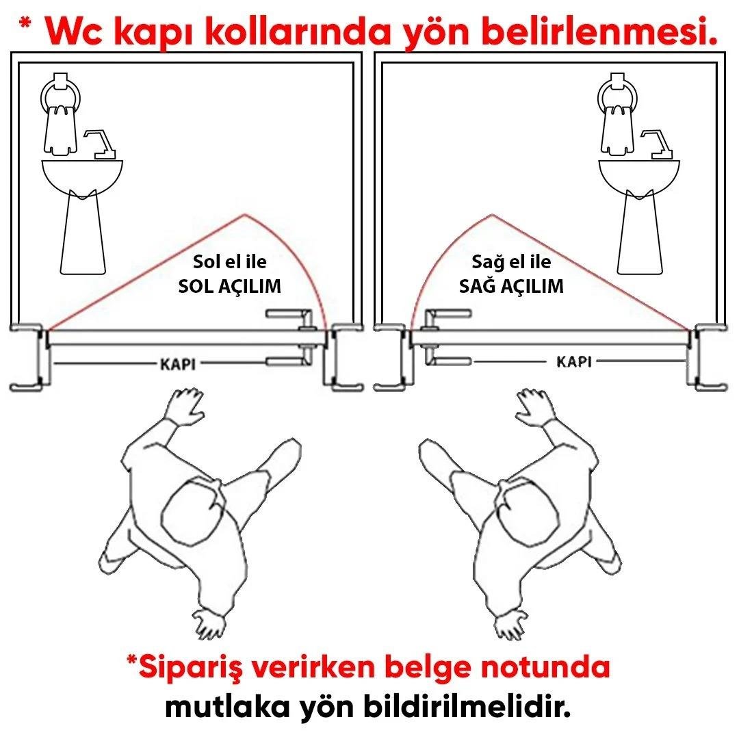 Bravo Aynalı Kapı Kolu Nikel|Saten