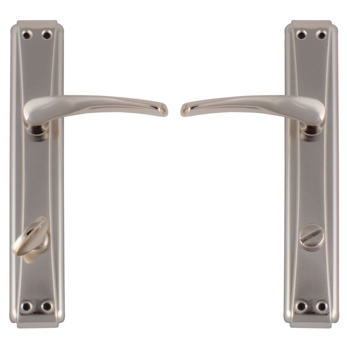 BRAVO AYNALI KAPI KOLU NİKEL|SATEN