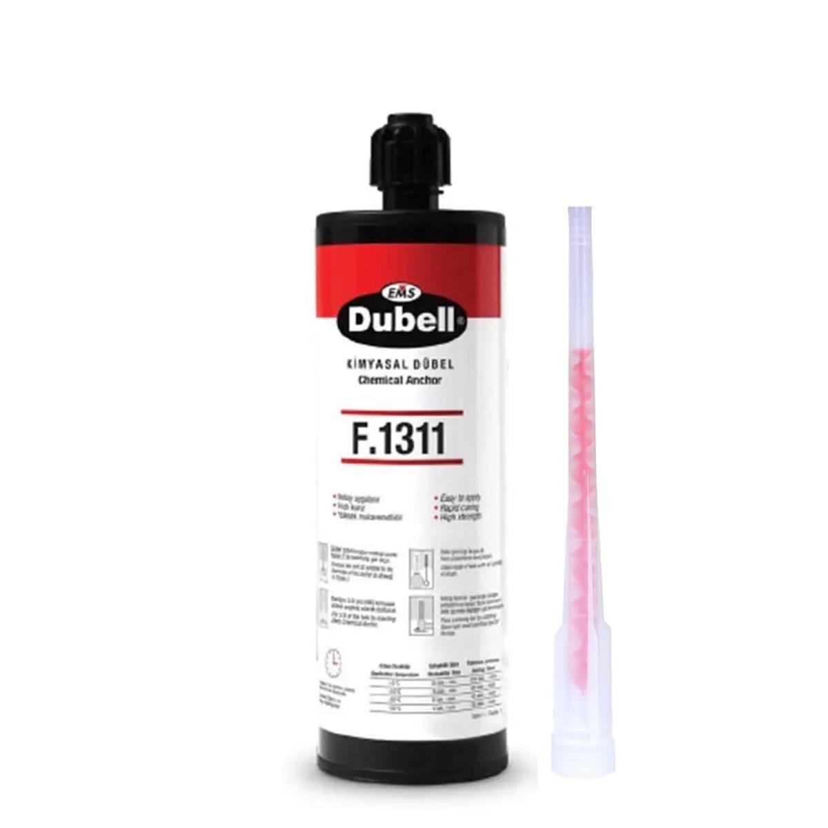 EMS F.1311 Tek Tüp Kimyasal Dübel 410 ml