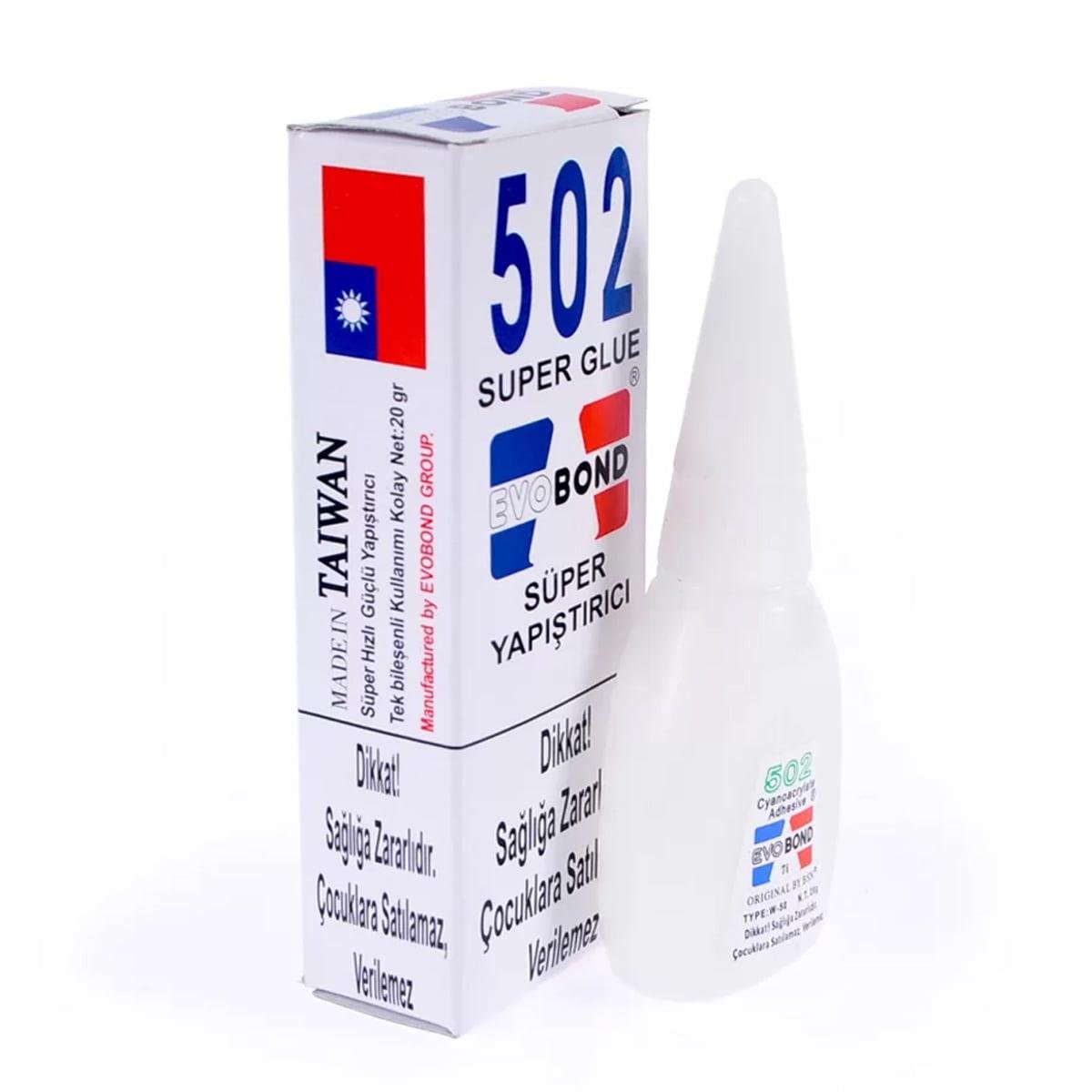 EVOBOND 502 Süper Japon Yapıştırıcı 20 g