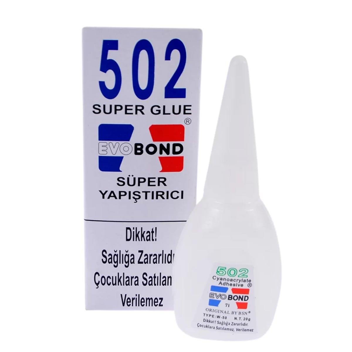 EVOBOND 502 Süper Japon Yapıştırıcı 20 g