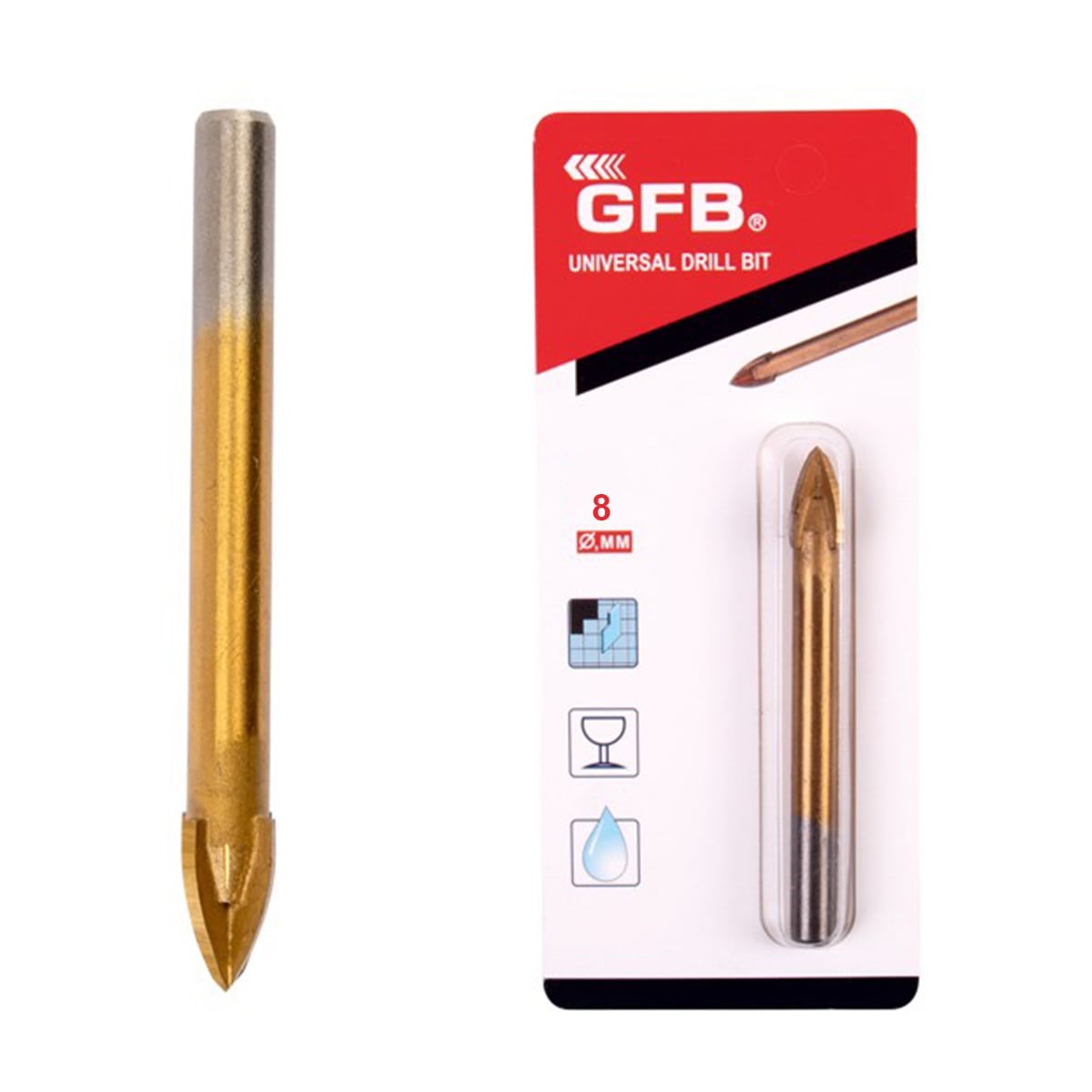 GFB CAM SERAMİK DELME 8 MM