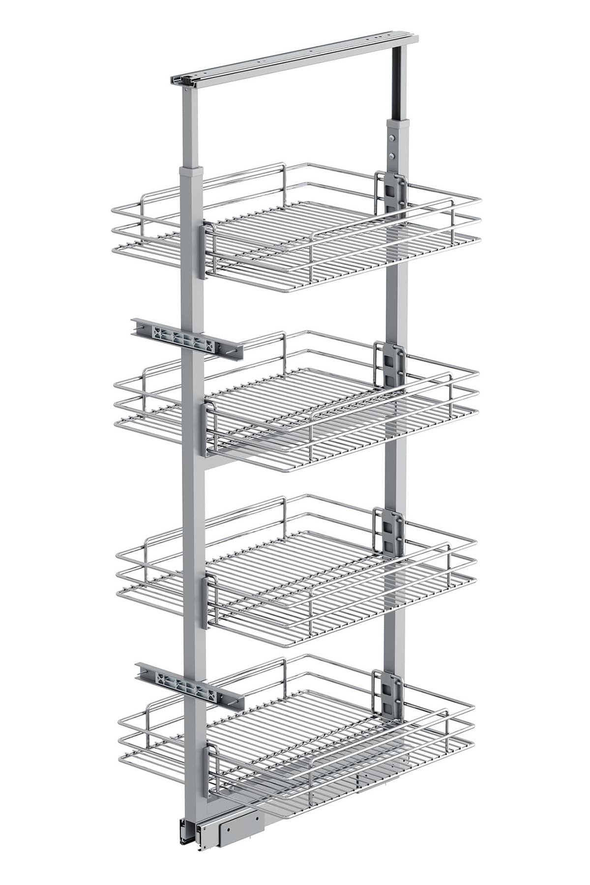 HEMAKS 125-140 CM 4 SEPET TELESKOPİK KİLER