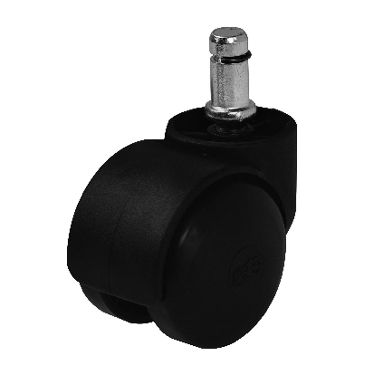 HTS 413|PLASTİK BÜRO TİPİ KALIN PİMLİ SİYAH TEKER