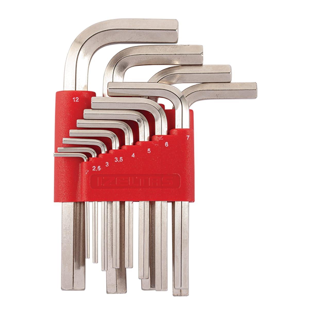 İZELTAŞ 12 Parça Allen Anahtar Takımı Altı Köşe