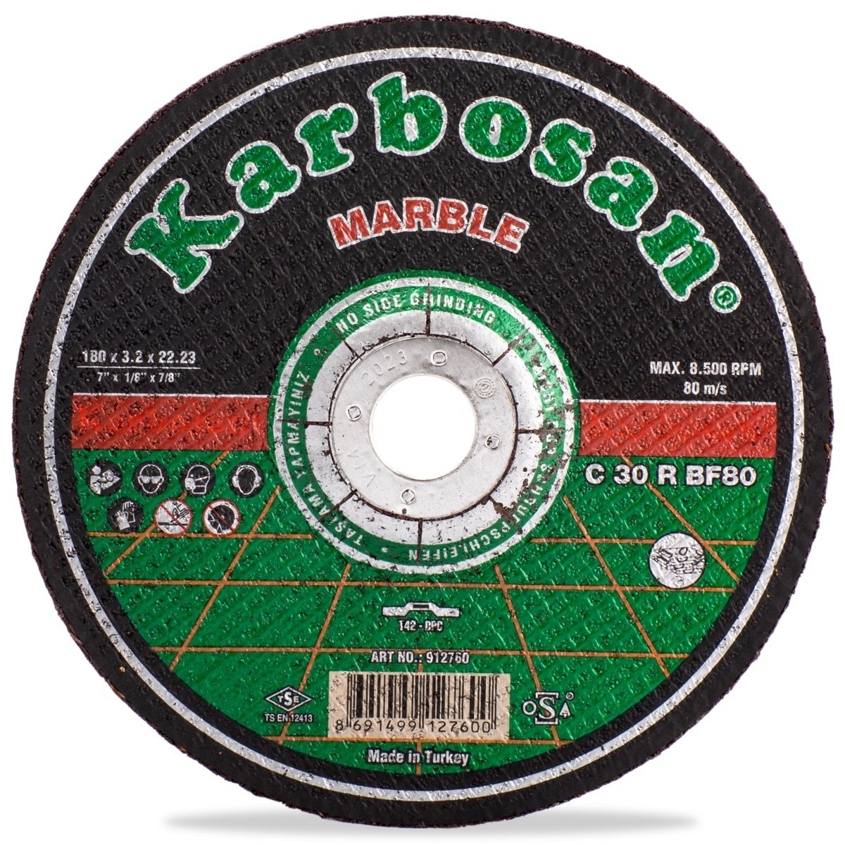 KARBOSAN MERMER KESİCİ 180*3,2*22