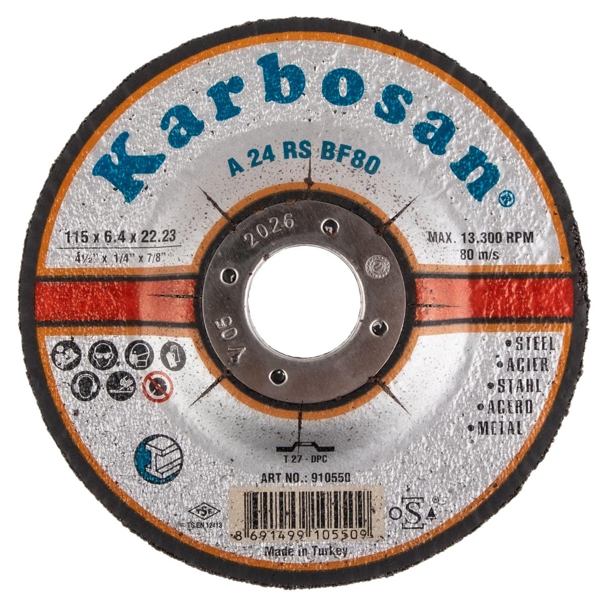 Karbosan Metal Taşlama 115*6,4*22,23