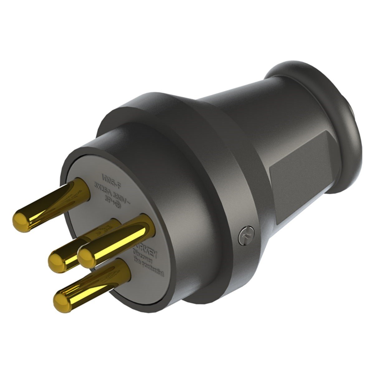 KAUÇUK TRİFAZE ERKEK FİŞ