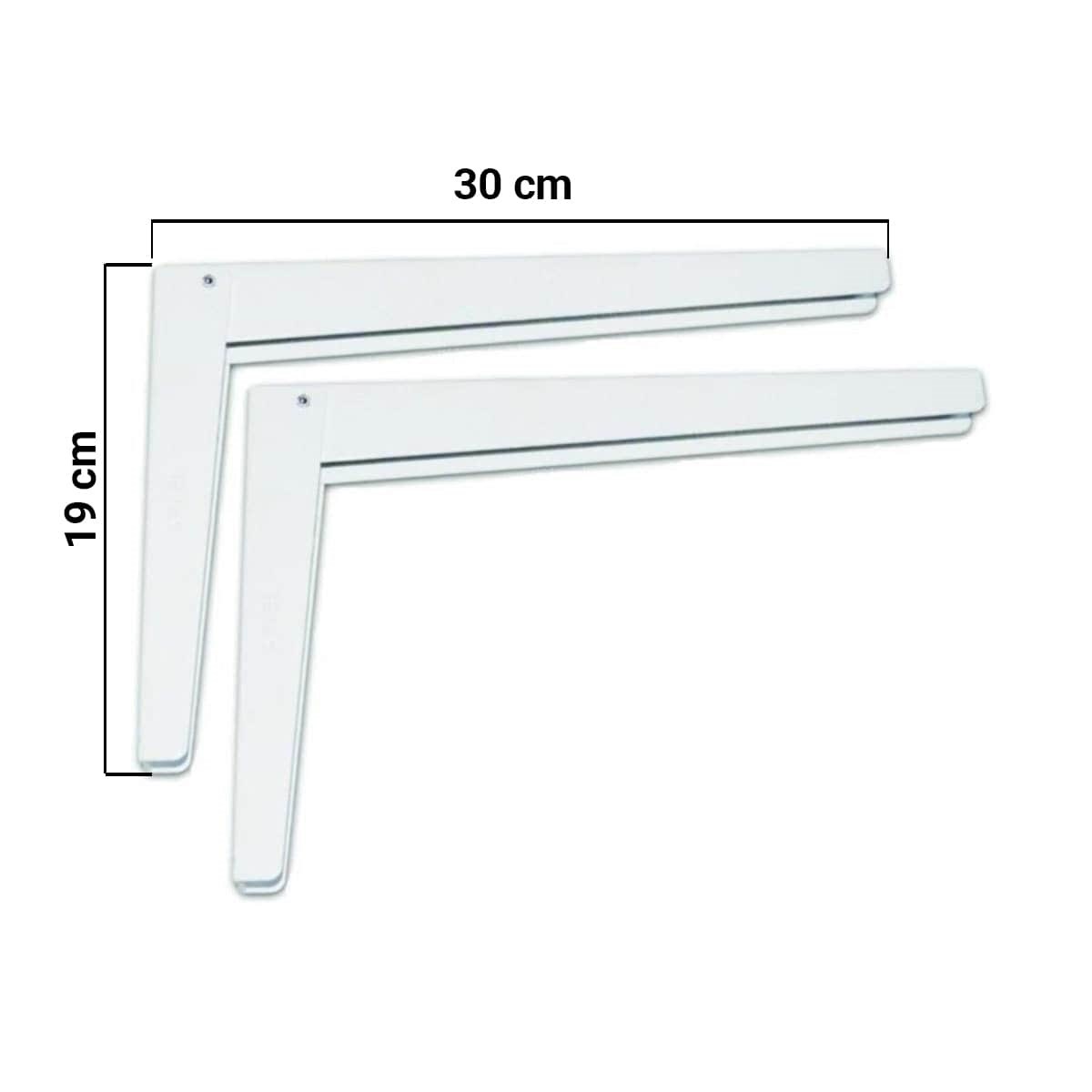 Kırma Masa Konsolu Beyaz 30 cm