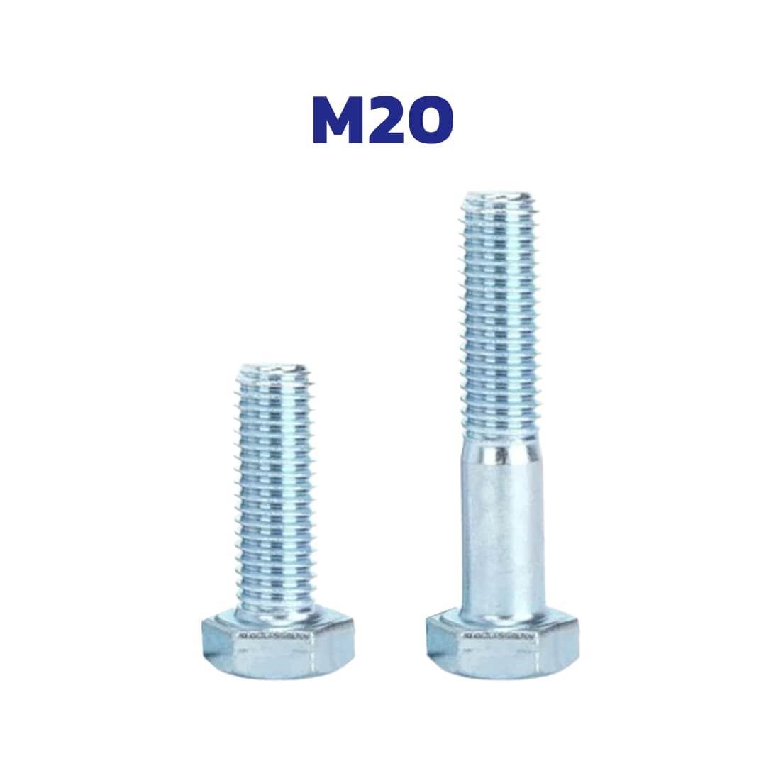 M20 8.8 Galvaniz Kaplı Çelik Civata