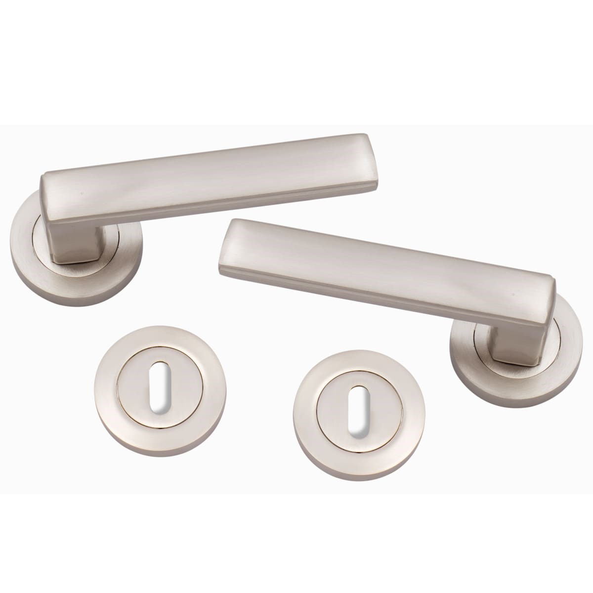 ÖZEN ALM. ŞİLE YUVARLAK ROZETLİ KAPI KOLU İNOX