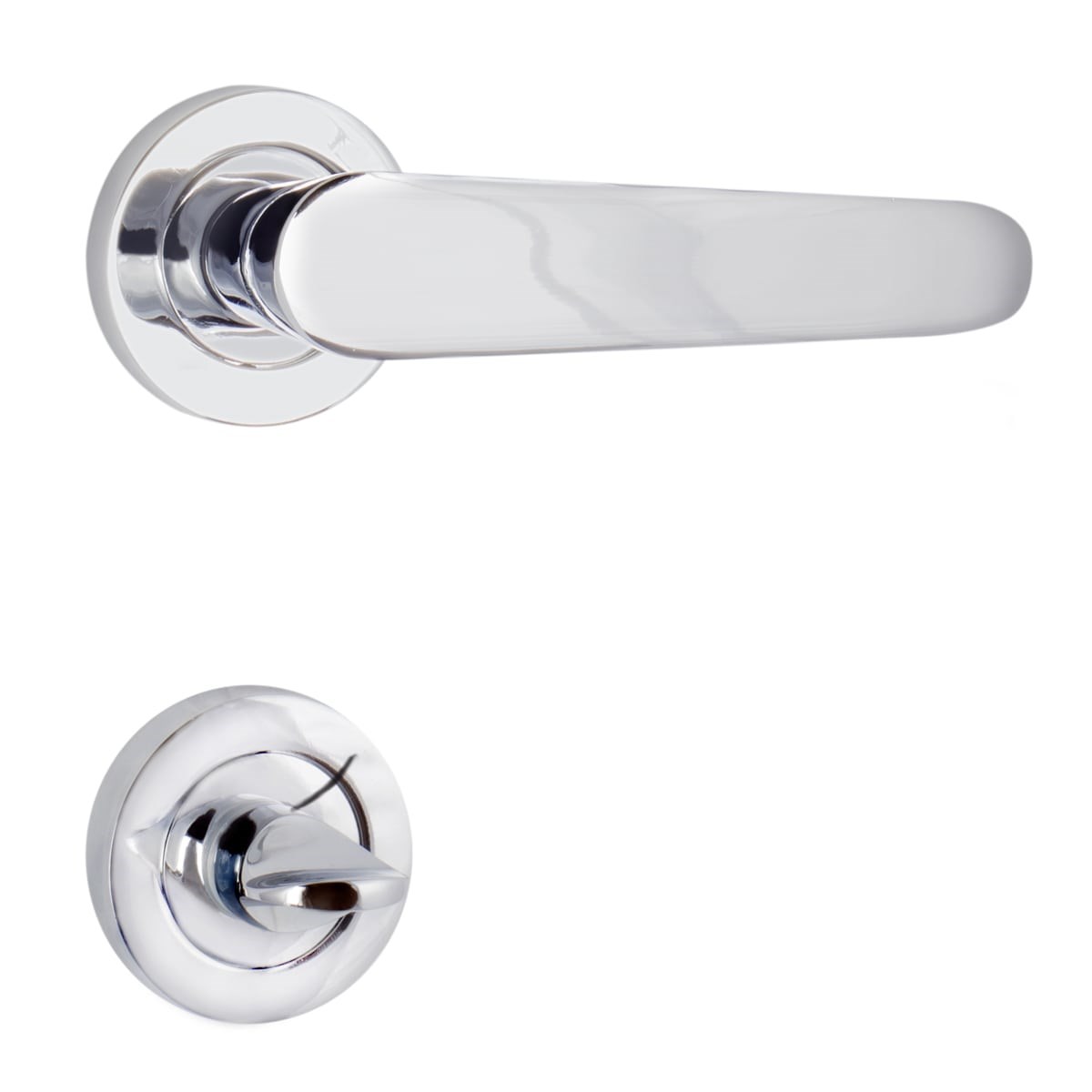 ÖZEN ZMK KAİRA D YUVARLAK ROZETLİ KAPI KOLU KROM