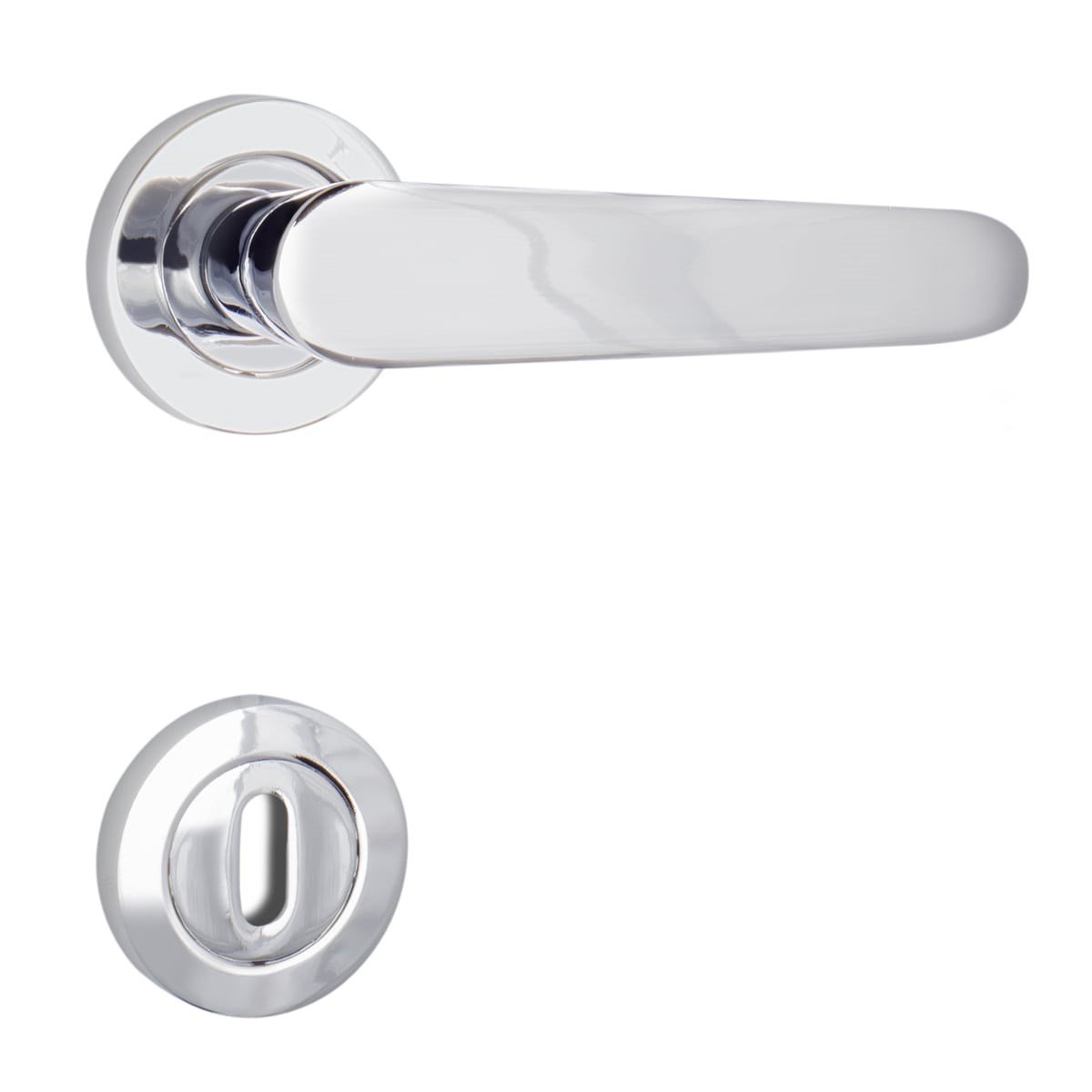 ÖZEN ZMK KAİRA D YUVARLAK ROZETLİ KAPI KOLU KROM