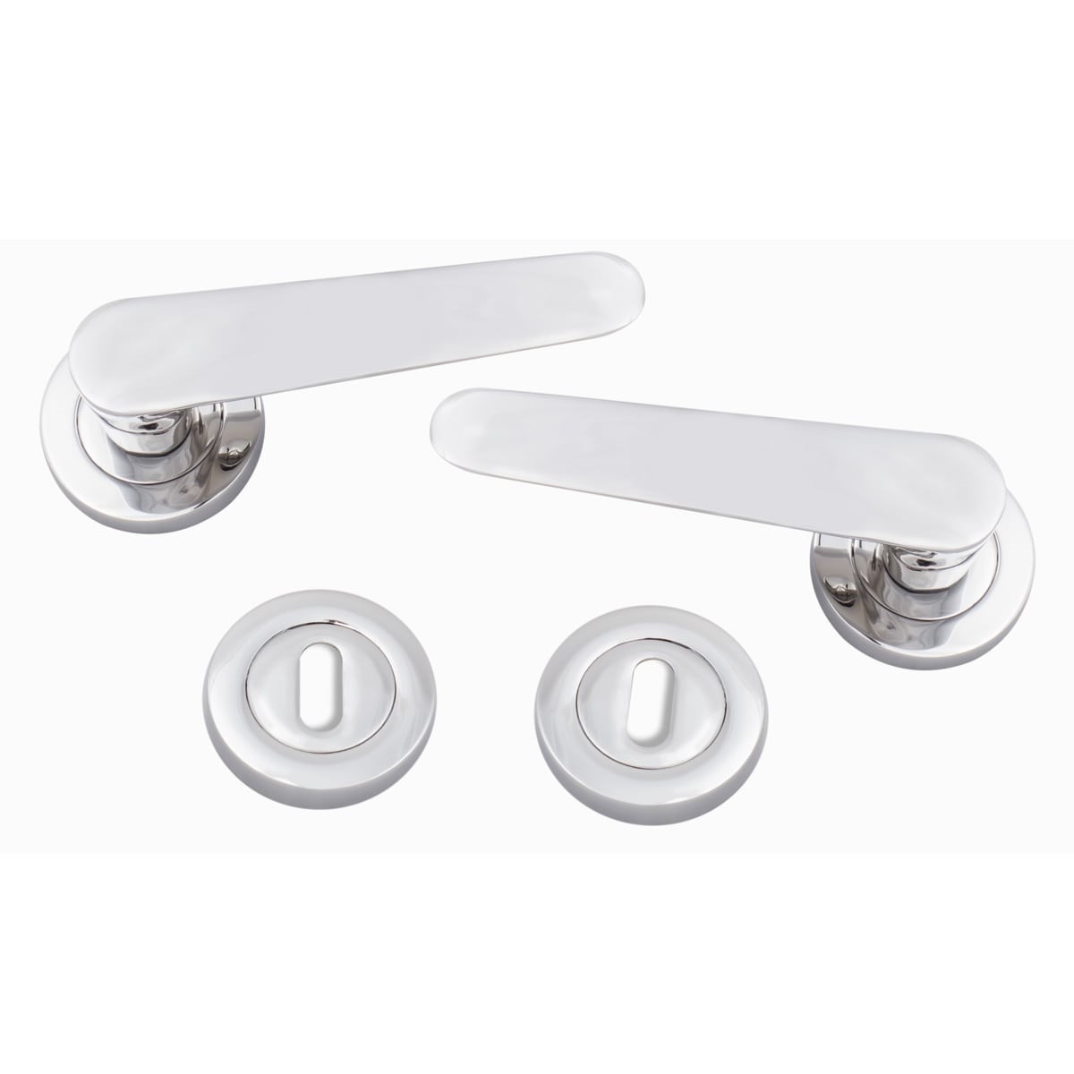 ÖZEN ZMK KAİRA D YUVARLAK ROZETLİ KAPI KOLU KROM