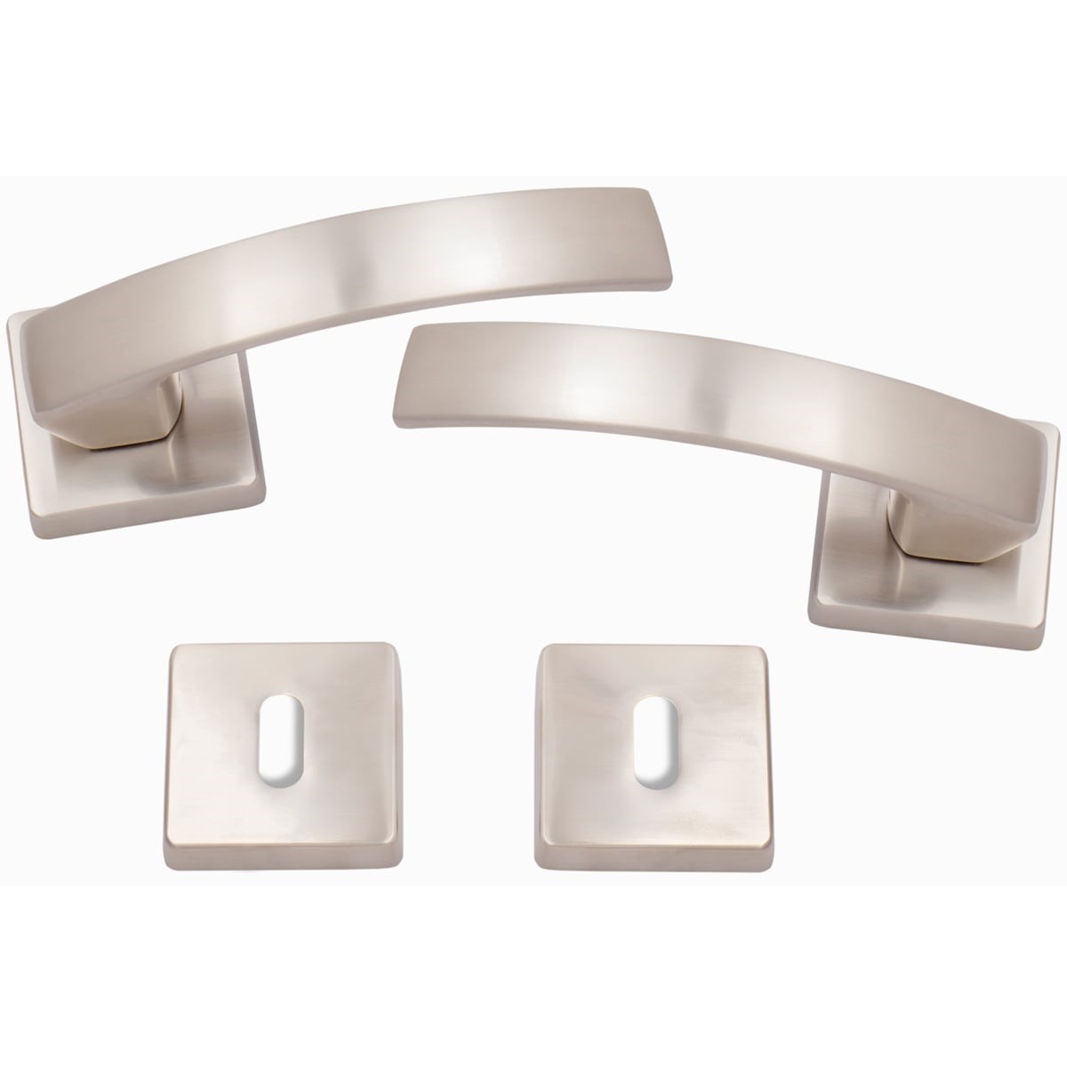 ÖZEN ZMK MİNİMAL KARE ROZETLİ KAPI KOLU İNOX