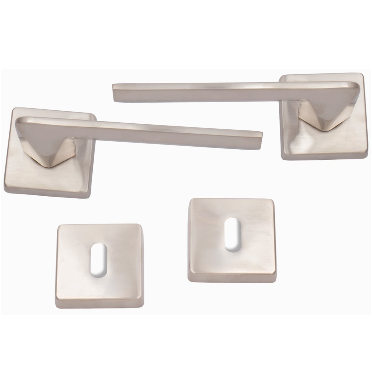 ÖZEN ZMK PRİZMA KARE ROZETLİ KAPI KOLU İNOX