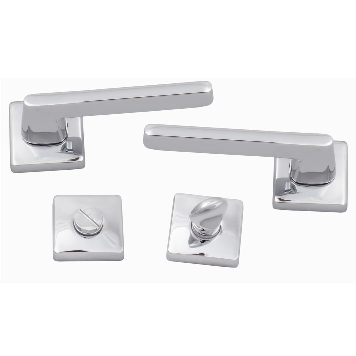 ÖZEN ZMK ZEN D KARE ROZETLİ KAPI KOLU KROM