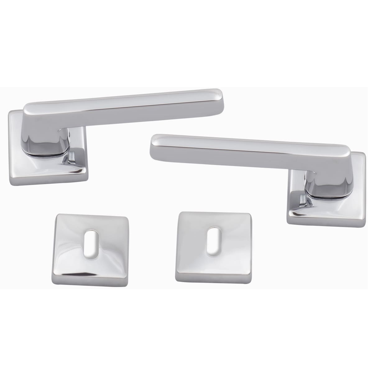 ÖZEN ZMK ZEN D KARE ROZETLİ KAPI KOLU KROM