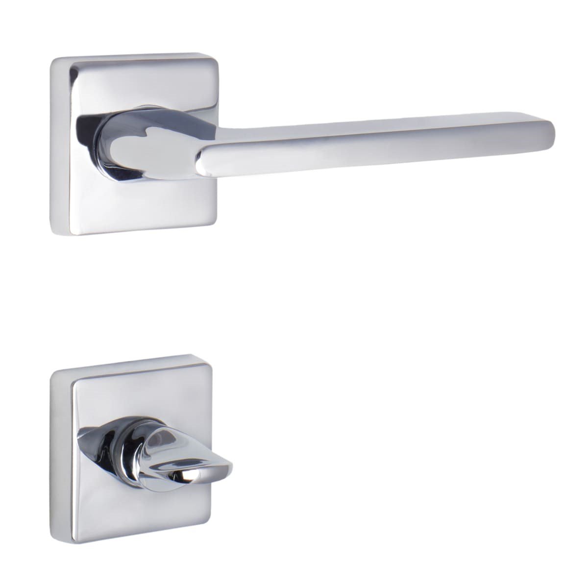 ÖZEN ZMK ZEN D KARE ROZETLİ KAPI KOLU KROM