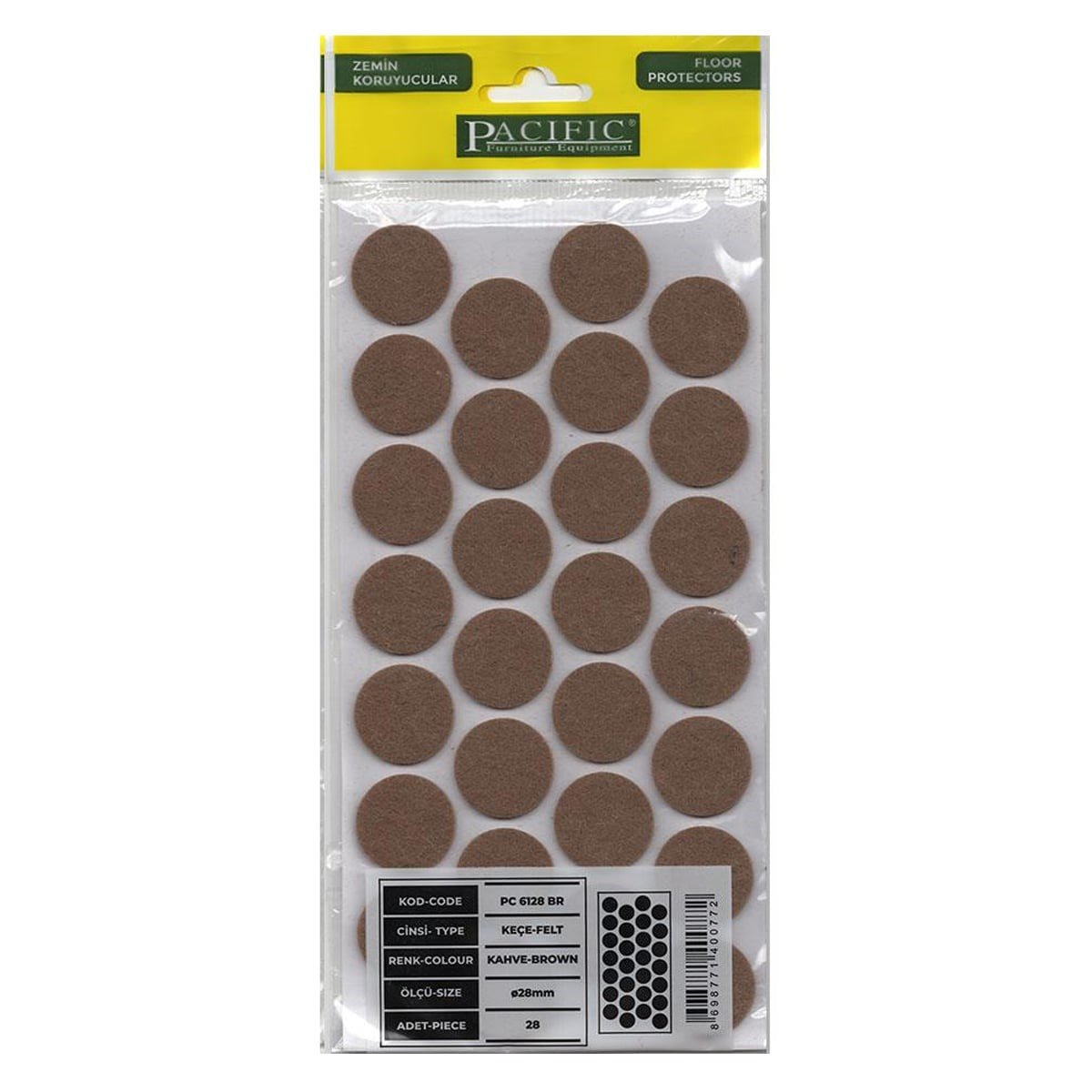 Pacıfıc Kahverengi Keçe-Ø28 mm