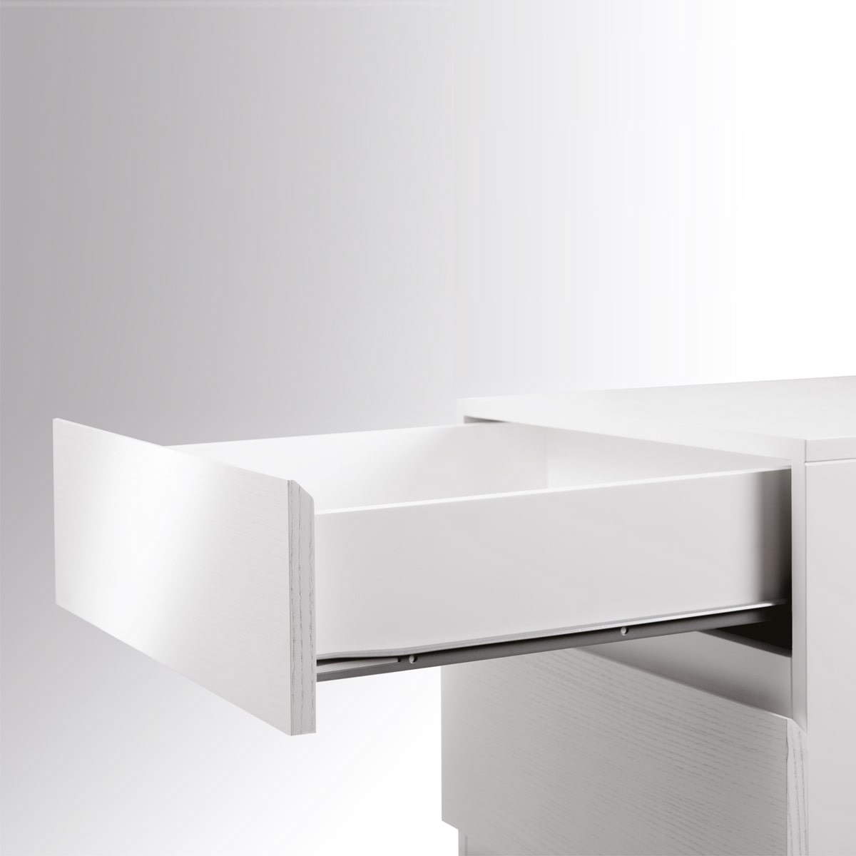 Samet Beyaz Klasik Çekmece Rayı