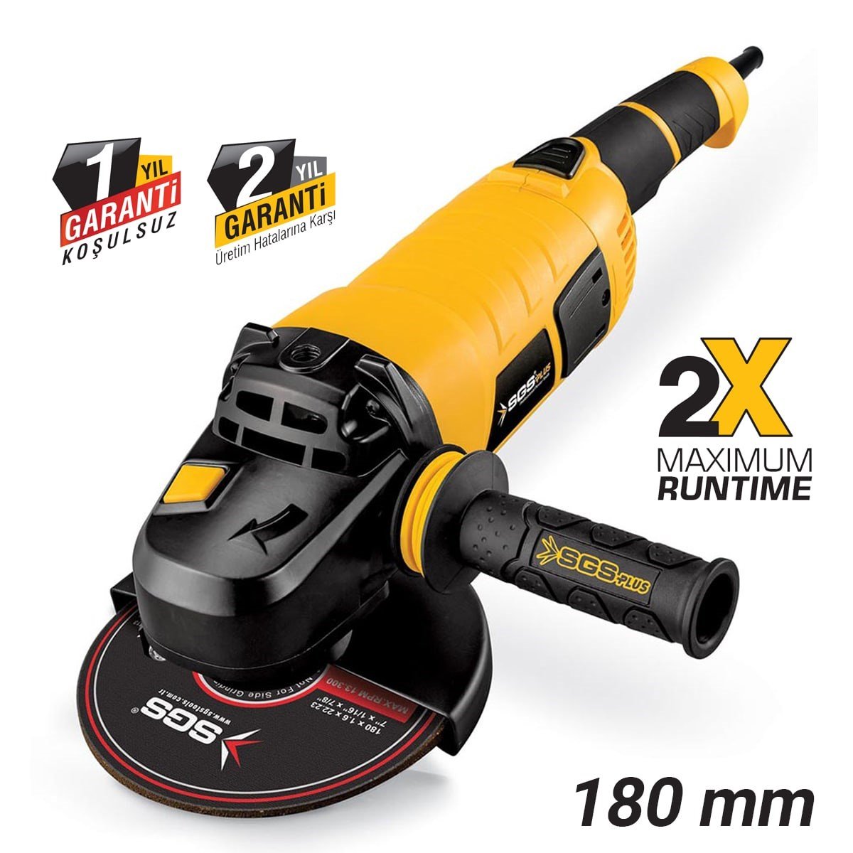 SGS 5116 Taşlama Makinesi 180 mm 2500W