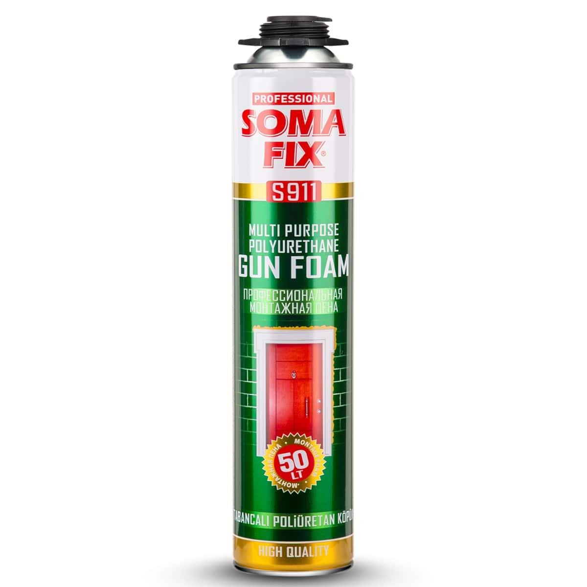 Somafix S911 Poliüretan Montaj Köpüğü Tabancalı 850 Gr