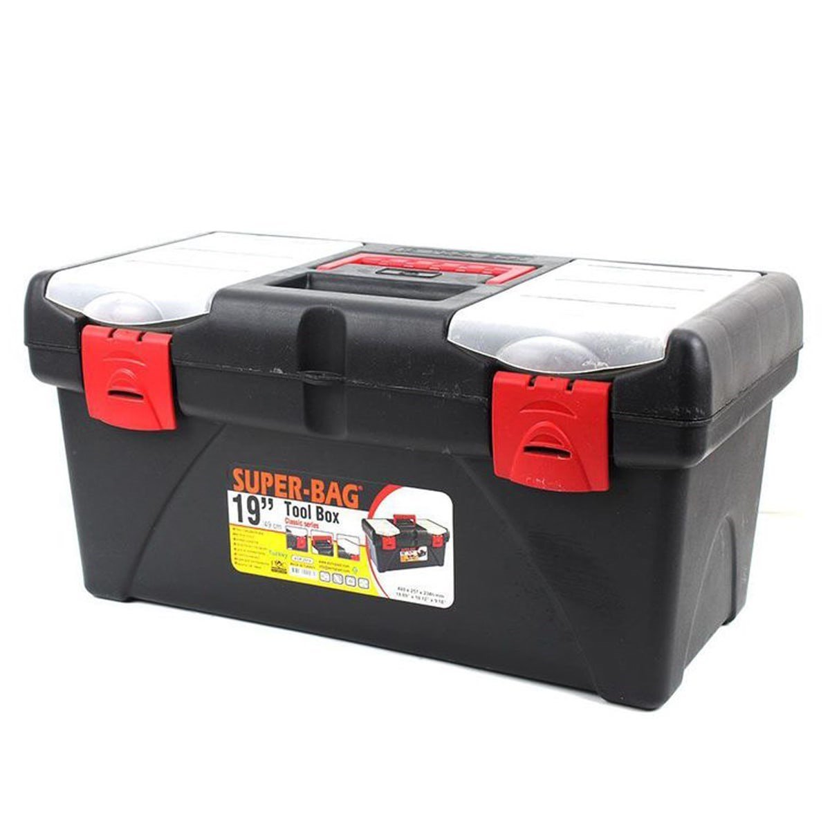 SUPER-BAG PLASTİK KİLİTLİ TAKIM ÇANTASI 19