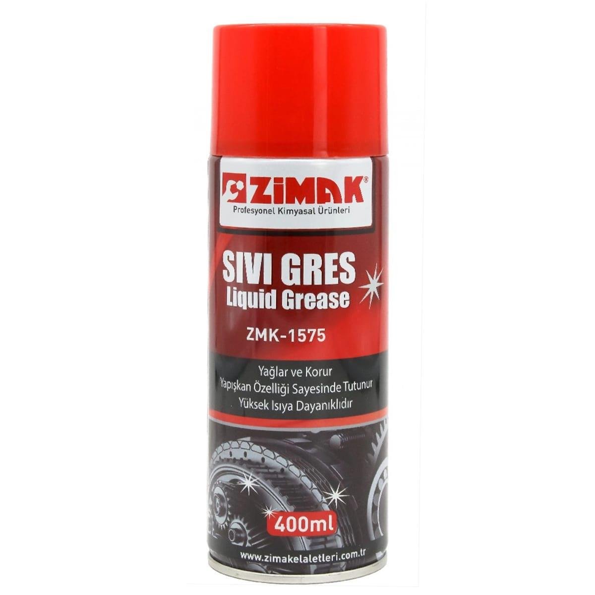 ZİMAK Sıvı Gres Yağlayıcı Sprey 400 ml