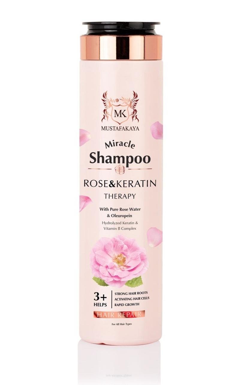 MK Gül Keratin Özlü Besleyici Şampuan