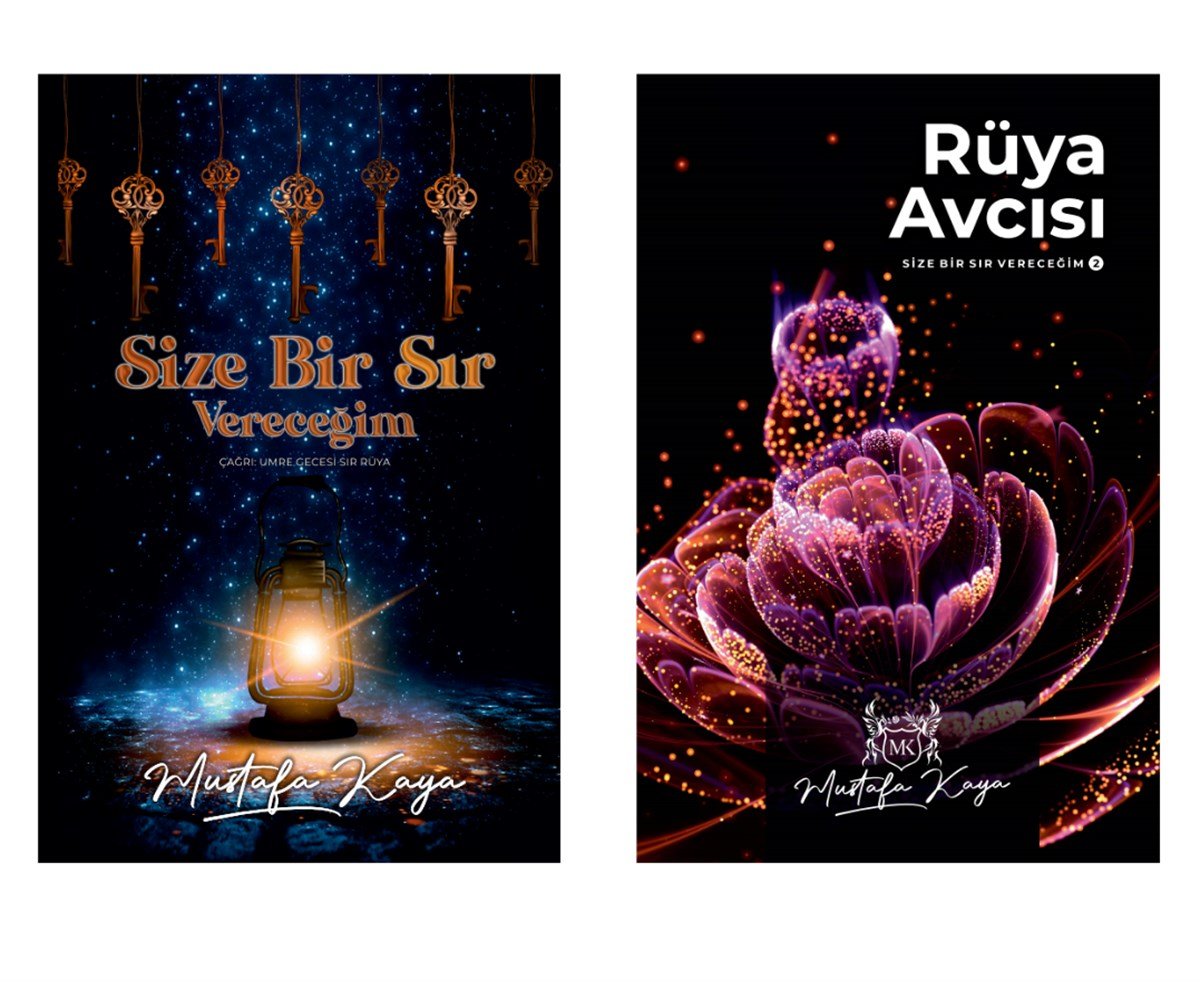 Mustafa Kaya - Size Bir Sır Vereceğim - Umre Gecesi Sır Rüya & Size Bir Sır Vereceğim 2 - Rüya Avcısı 2 kitap set