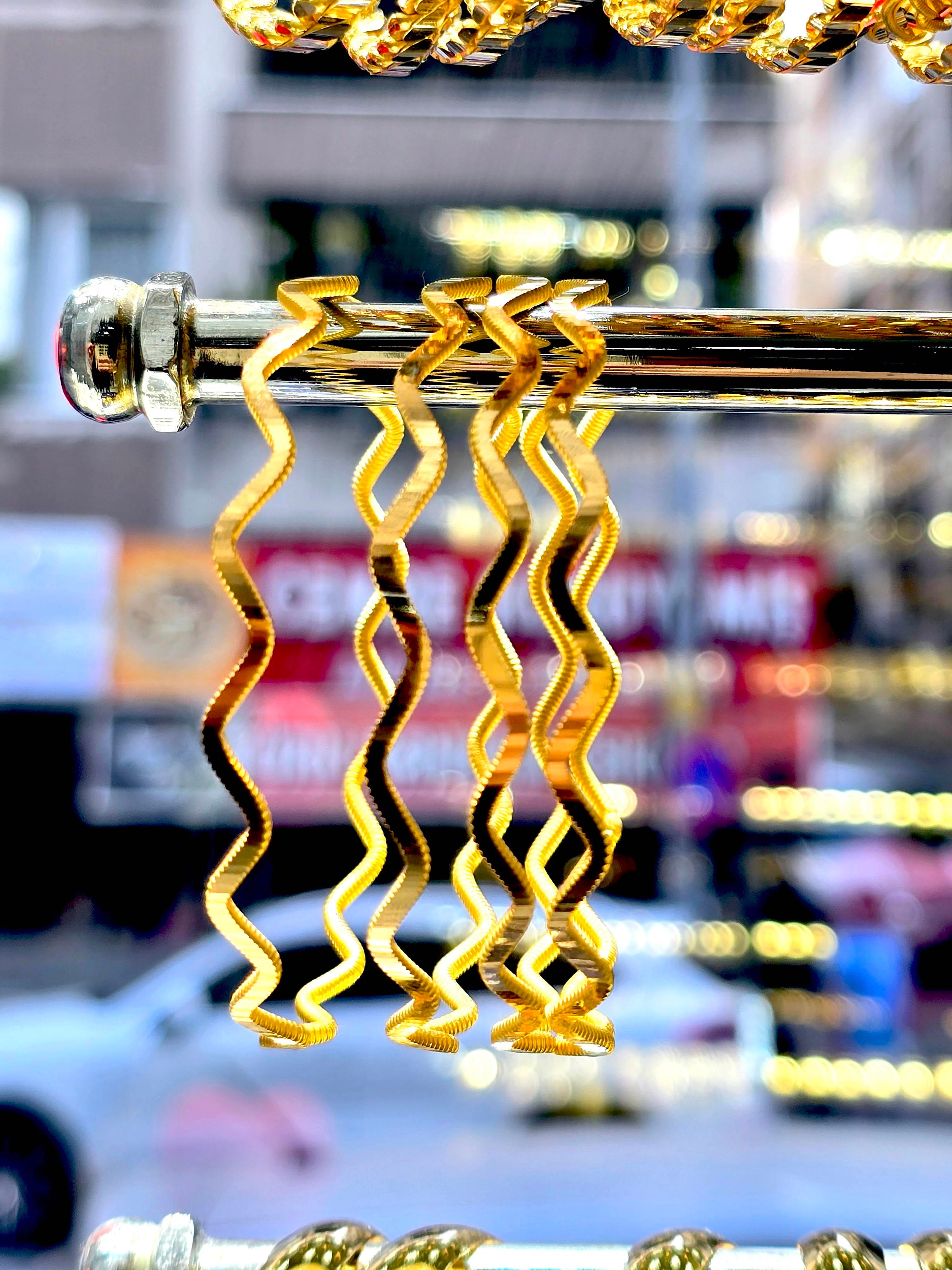 22 Ayar 10 Gram ZigZag BilezikYATIRIMLIK BİLEZİK