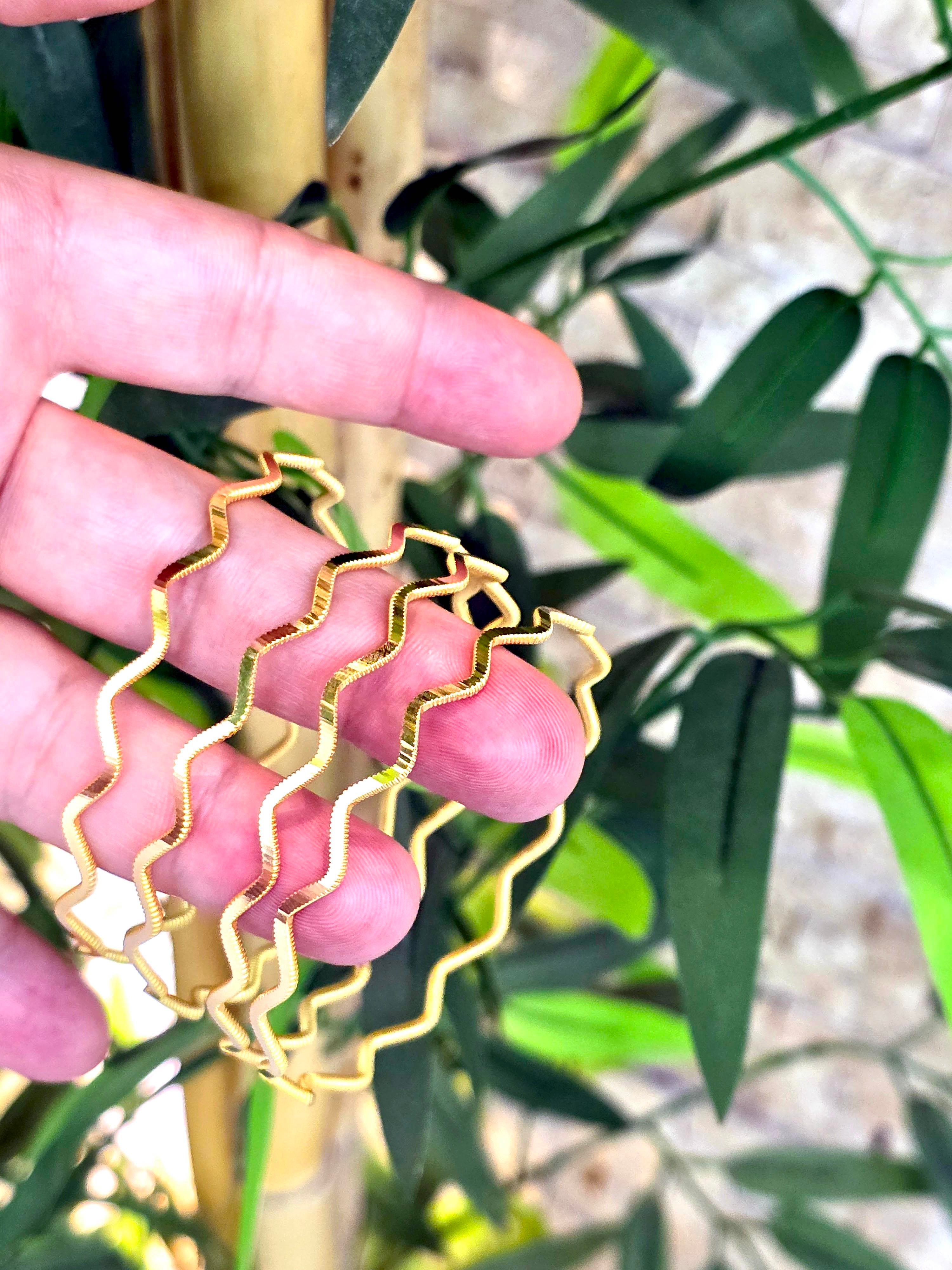 22 Ayar 10 Gram ZigZag BilezikYATIRIMLIK BİLEZİK
