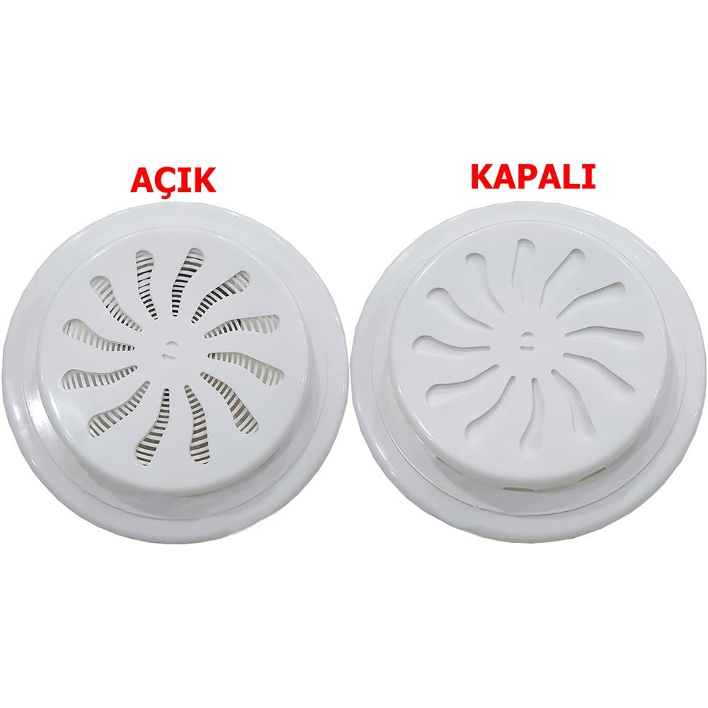 Ayarlanabilir Doğalgaz Cam Menfezi Kapaklı Menfez Aç/Kapa