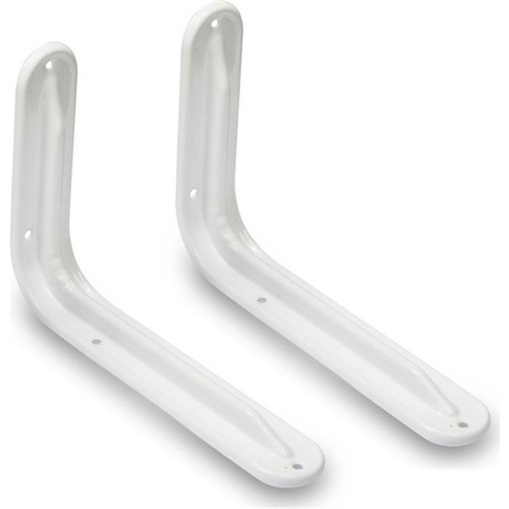 Beyaz Raf Altı L Ayak Raf Tutucu 12 Cm * 19 Cm (2 Adet)