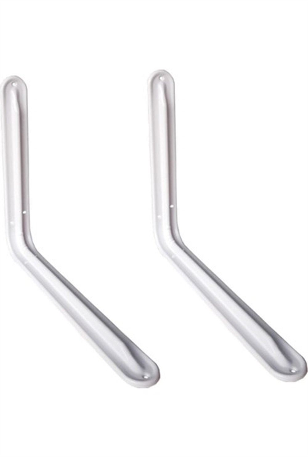 Beyaz Raf Altı L Ayak Raf Tutucu 12 Cm * 19 Cm (2 Adet)