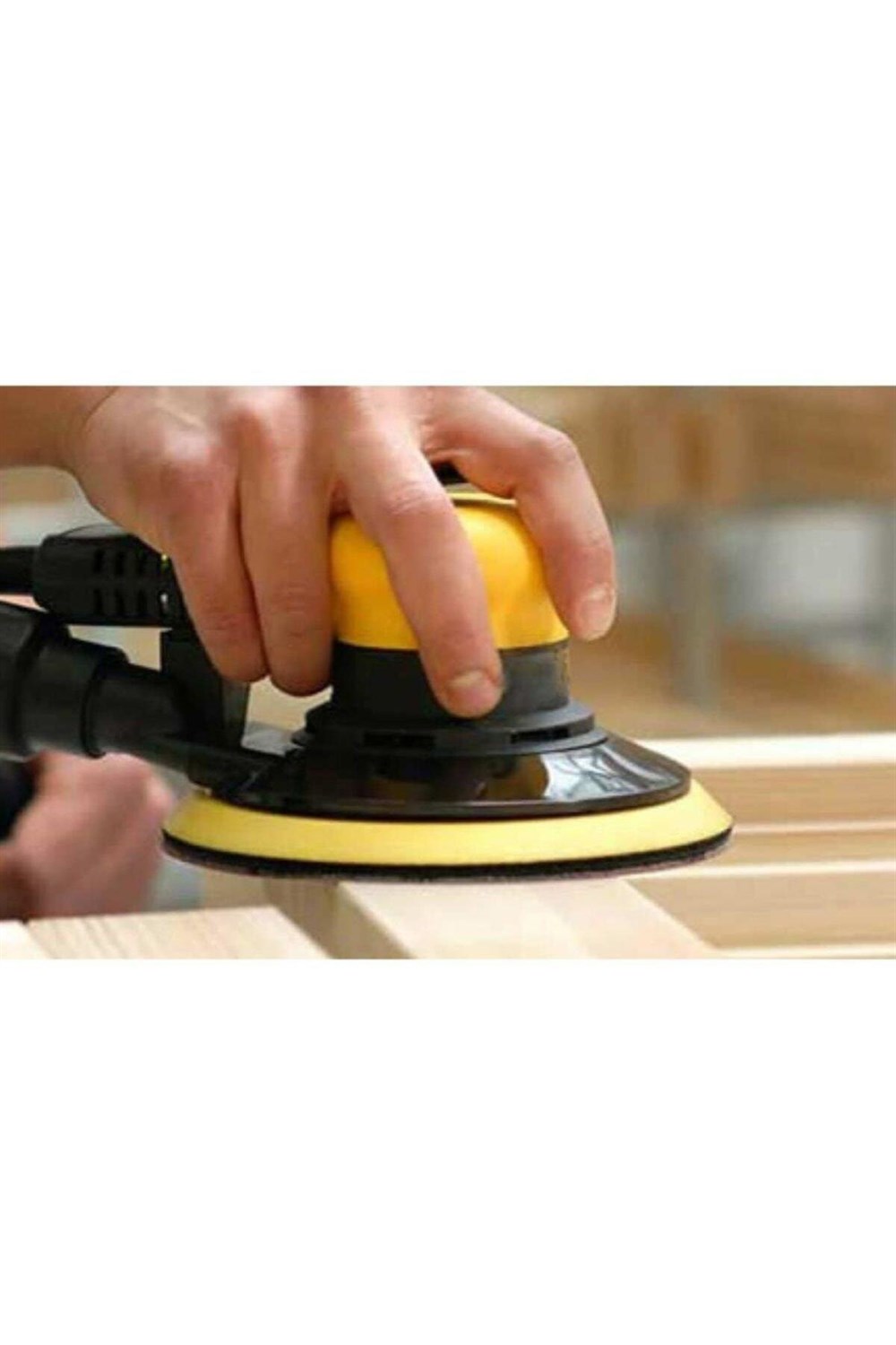 Cırt Zımpara Seti + Matkap Disk Aparatı 180 Mm 8 Parça Set