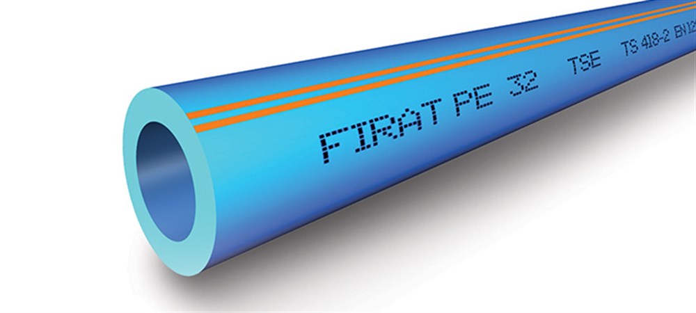 Fırat 32 Mm Mavi Kangal Boru Sulama Borusu 10 Atü (50 Metre)
