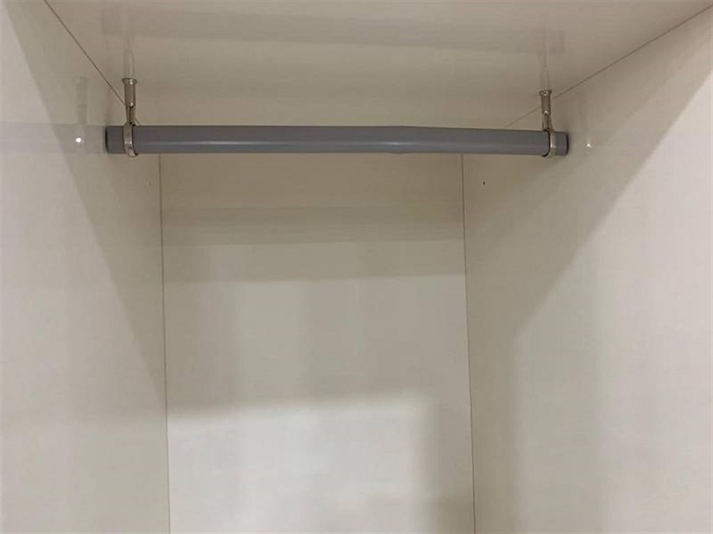 Gardrop Dolap İçi Kapalı U Tipi Askı Aparatı + 2 Adet Vida