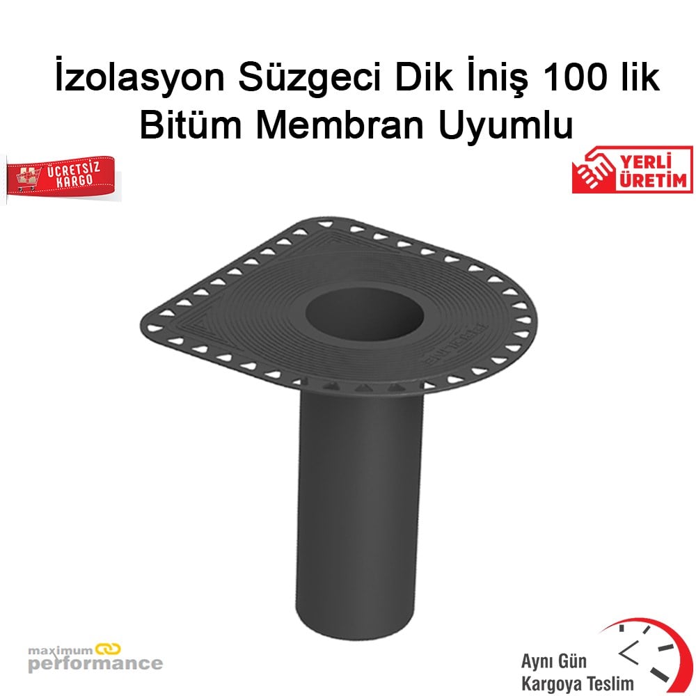 İzolasyon Süzgeci Dik İniş 100 Lük Bitüm Membran Uyumlu