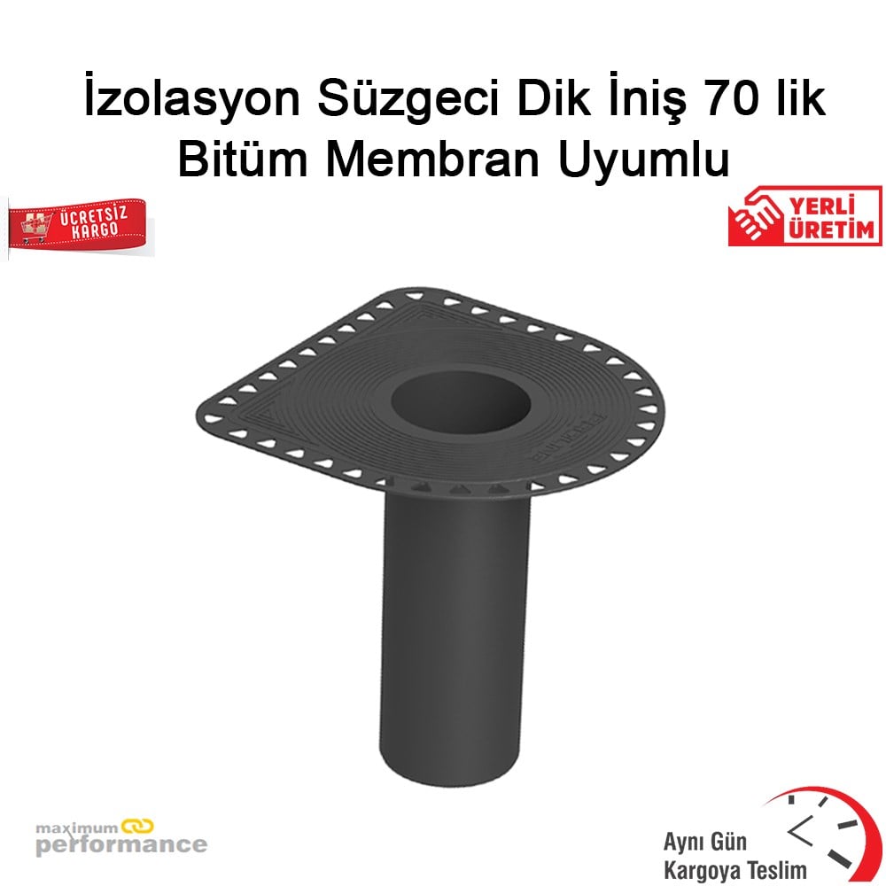 İzolasyon Süzgeci Dik İniş 70 Lik Bitüm Membran Uyumlu