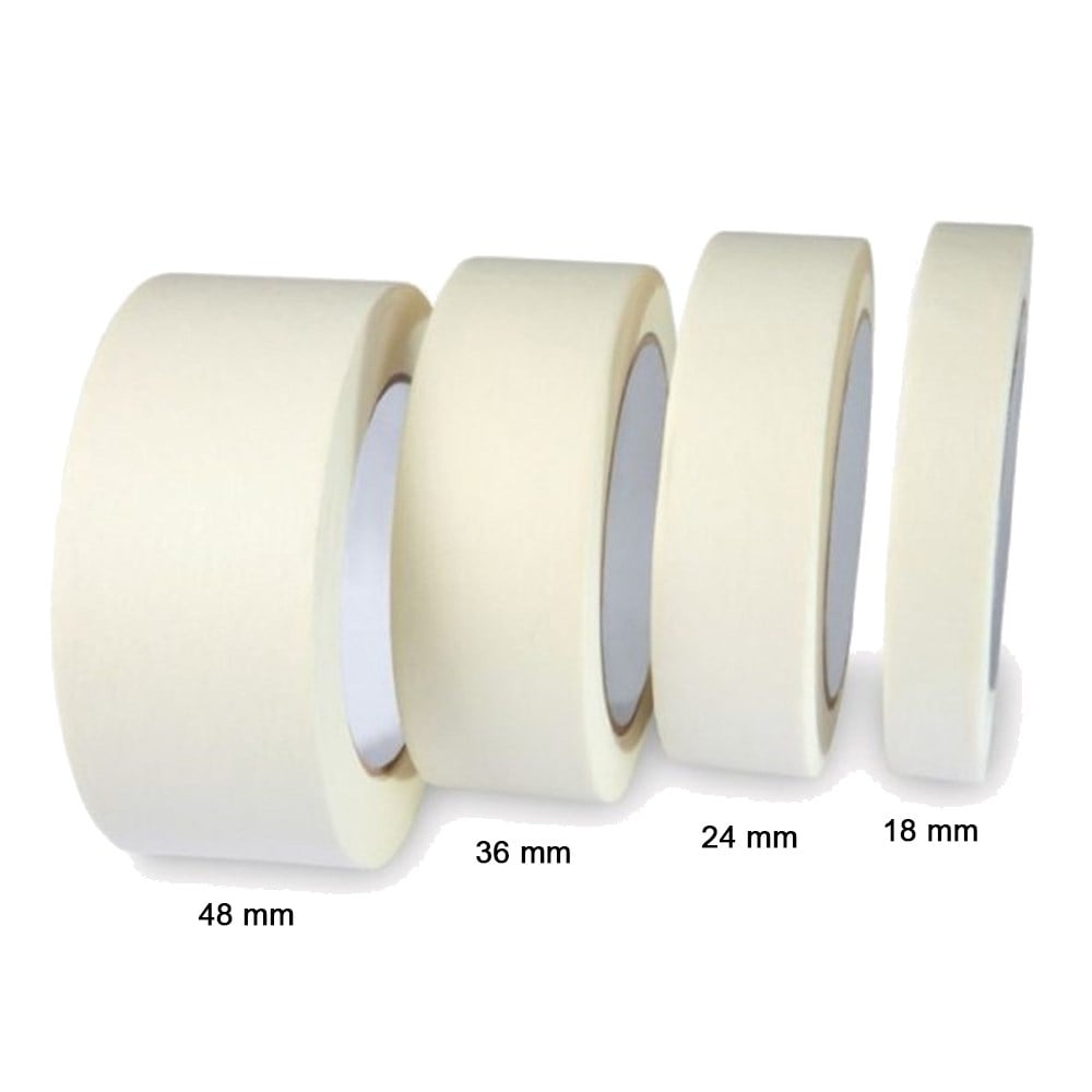 Maskeleme Bandı Kağıt Bant 18-24-36-48 Mm 1-6-12-24-48 Adet