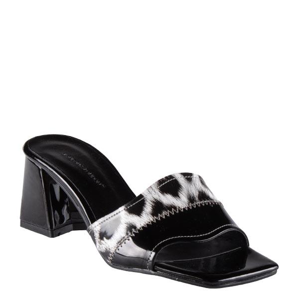 25Y.407 ZENNE 601 BEYAZ LEOPAR-SİYAH RUGAN (36-40)