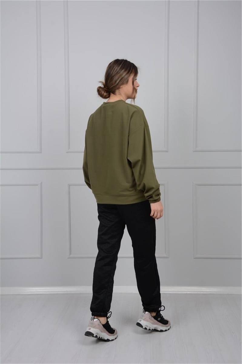 Orjinal Marka Zara Oversize T-Shirt - Haki