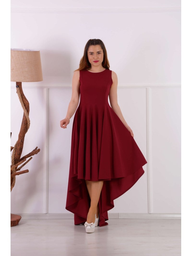Tasarım Abiye Elbise - BORDO