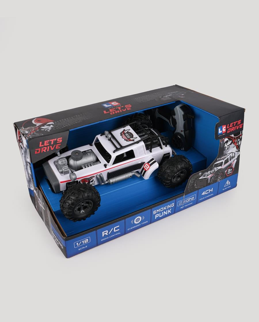 2.4 Ghz Yüksek Hızlı Truck Araba 4 Ch Usb Şarjlı Beyaz