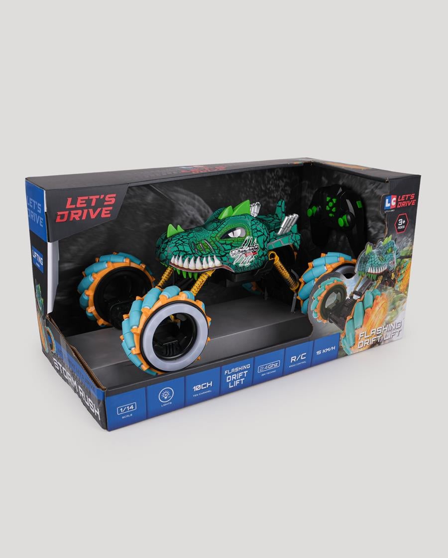 2.4 Ghz Yüksek Hızlı Drift Dinozor Araba Usb Şarjlı