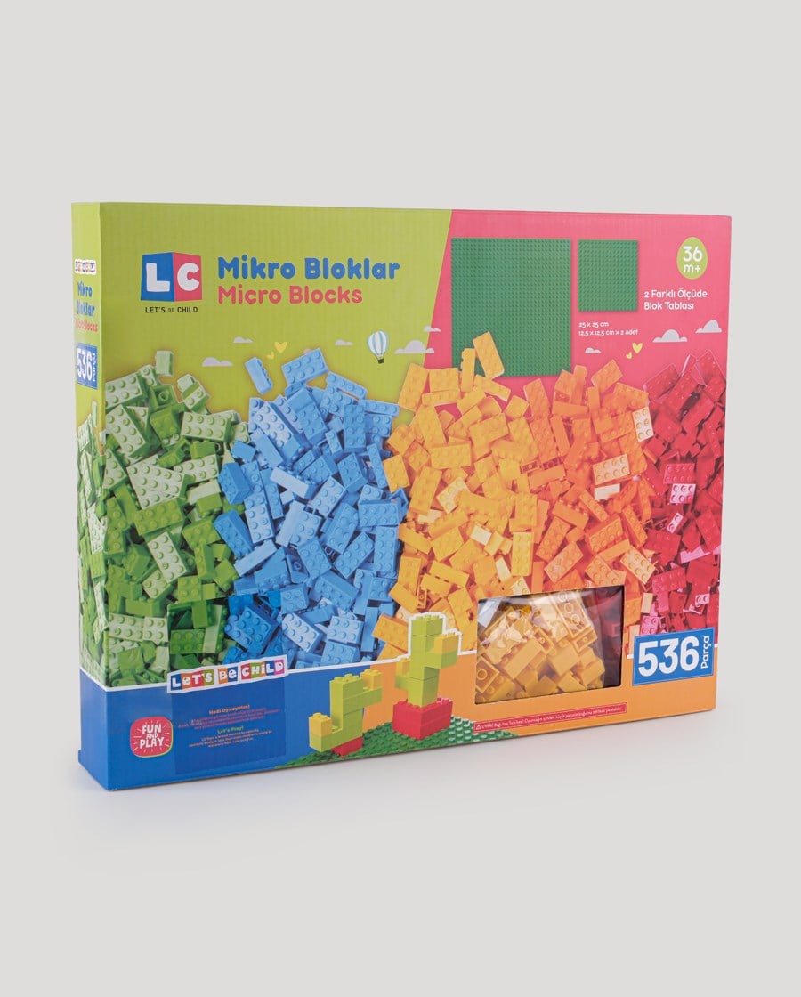 Eğitici Mikro Bloklar 536 Parça